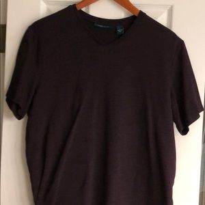 Perry Ellis Large Maroon dress pull over shirt
